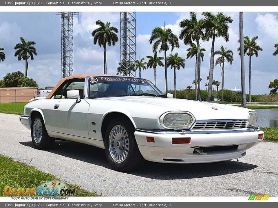 Front 3/4 View of 1995 Jaguar XJ XJS V12 Convertible Photo #1