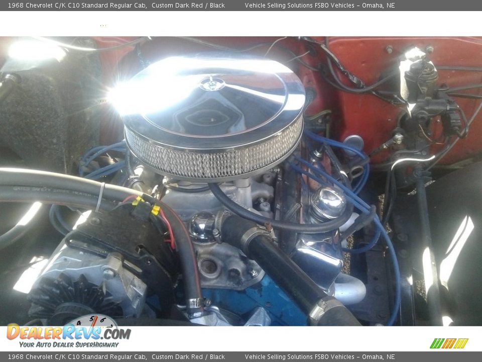 1968 Chevrolet C/K C10 Standard Regular Cab Custom Dark Red / Black Photo #3