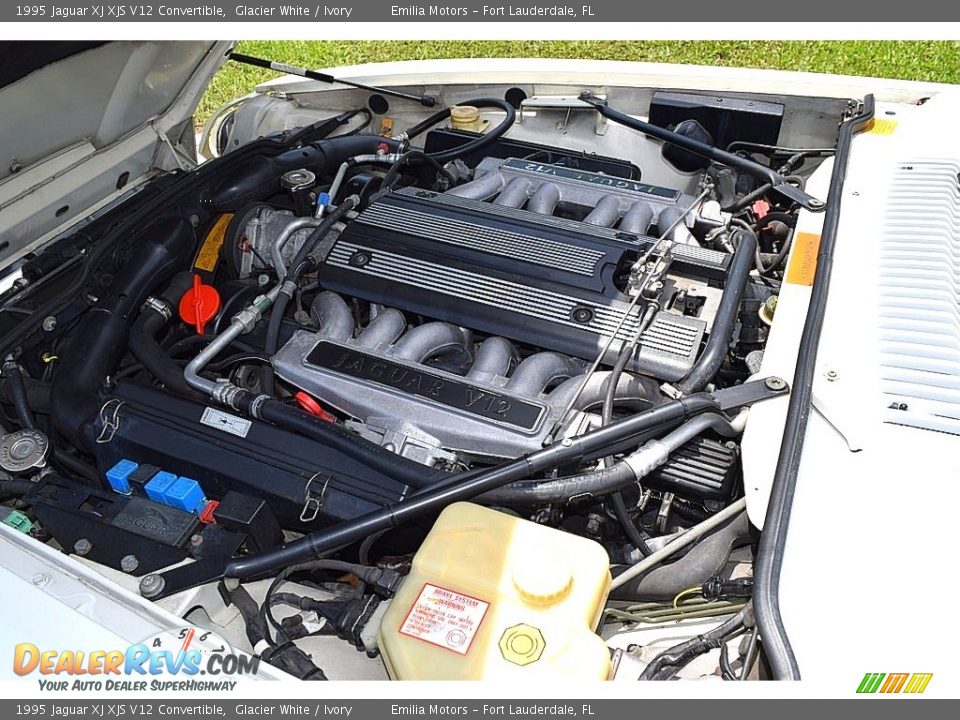 1995 Jaguar XJ XJS V12 Convertible 6.0 Liter SOHC 24-Valve V12 Engine Photo #17