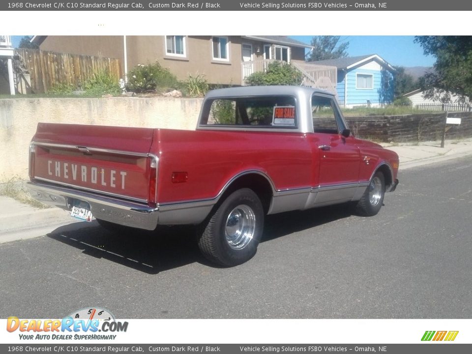 Custom Dark Red 1968 Chevrolet C/K C10 Standard Regular Cab Photo #12