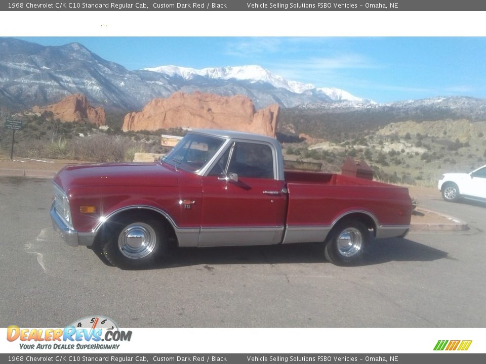 Custom Dark Red 1968 Chevrolet C/K C10 Standard Regular Cab Photo #15