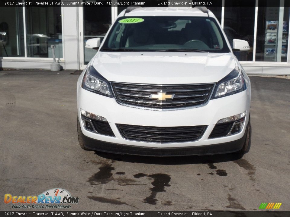 2017 Chevrolet Traverse LT AWD Summit White / Dark Titanium/Light Titanium Photo #2