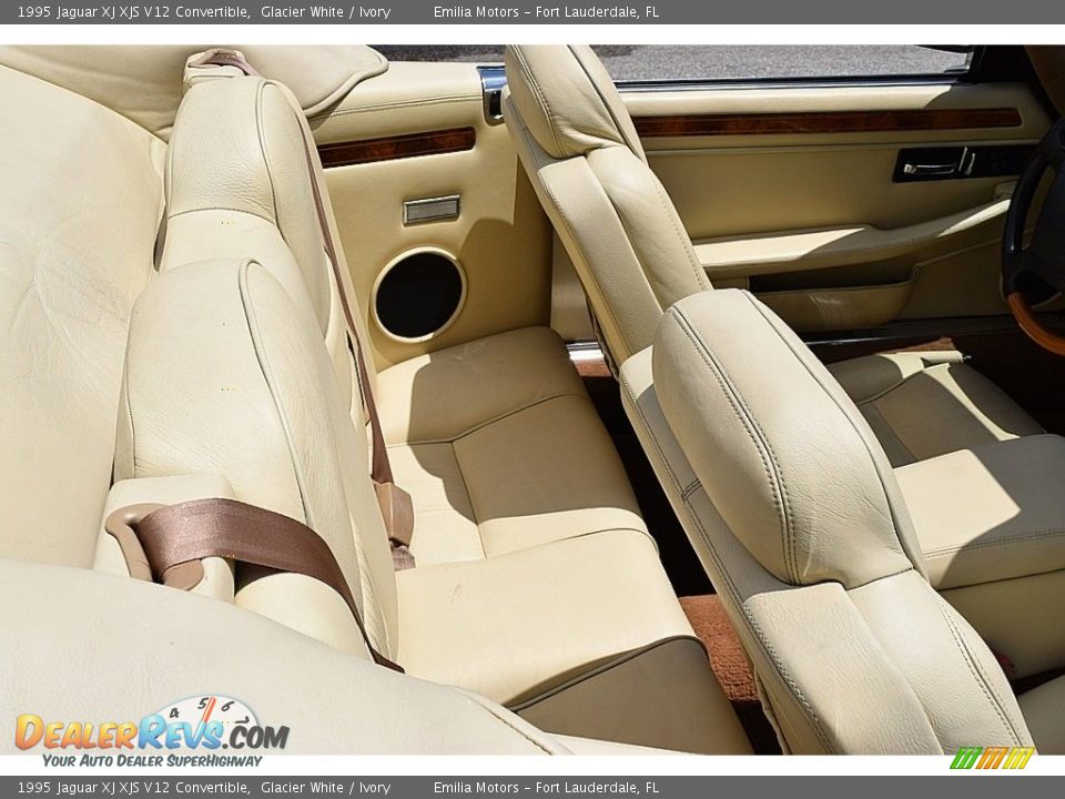 Rear Seat of 1995 Jaguar XJ XJS V12 Convertible Photo #36