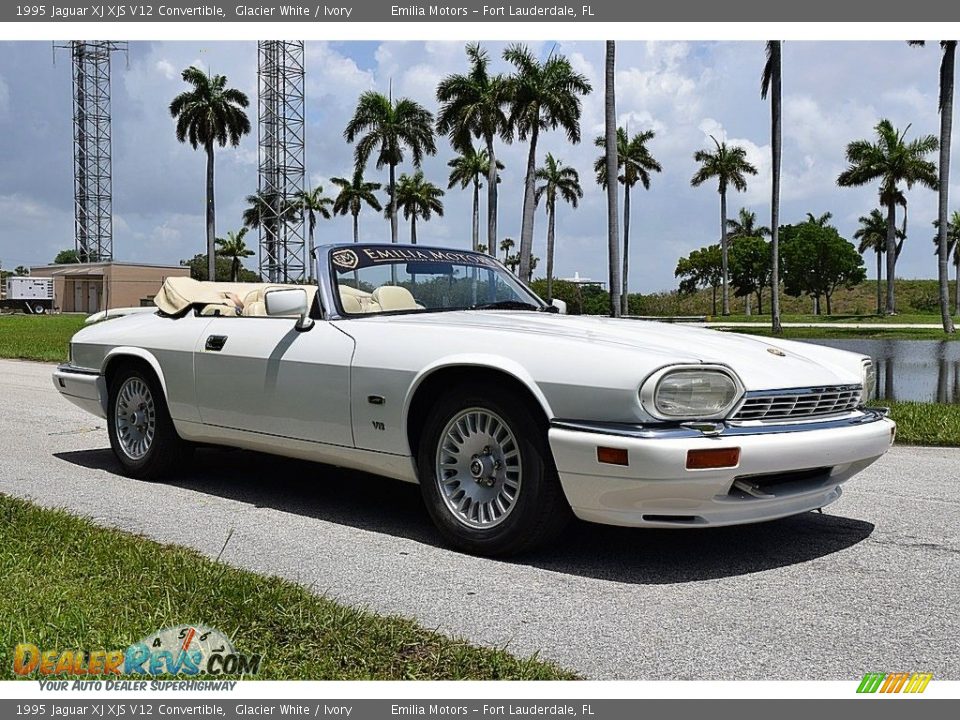 Glacier White 1995 Jaguar XJ XJS V12 Convertible Photo #47