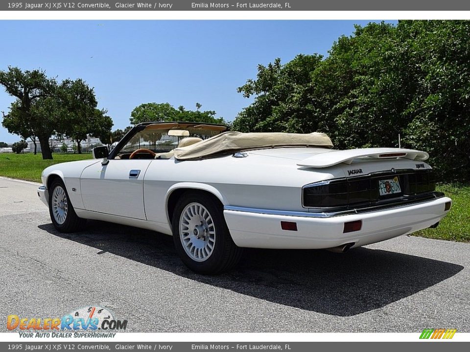 Glacier White 1995 Jaguar XJ XJS V12 Convertible Photo #51