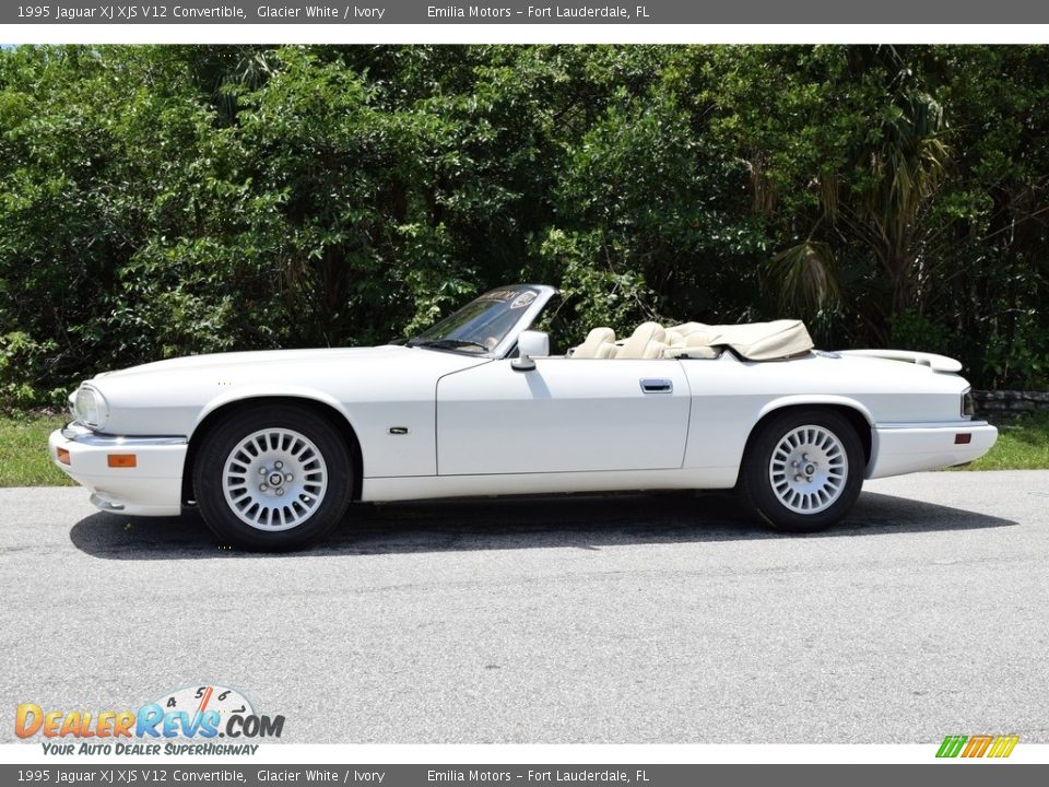 Glacier White 1995 Jaguar XJ XJS V12 Convertible Photo #52