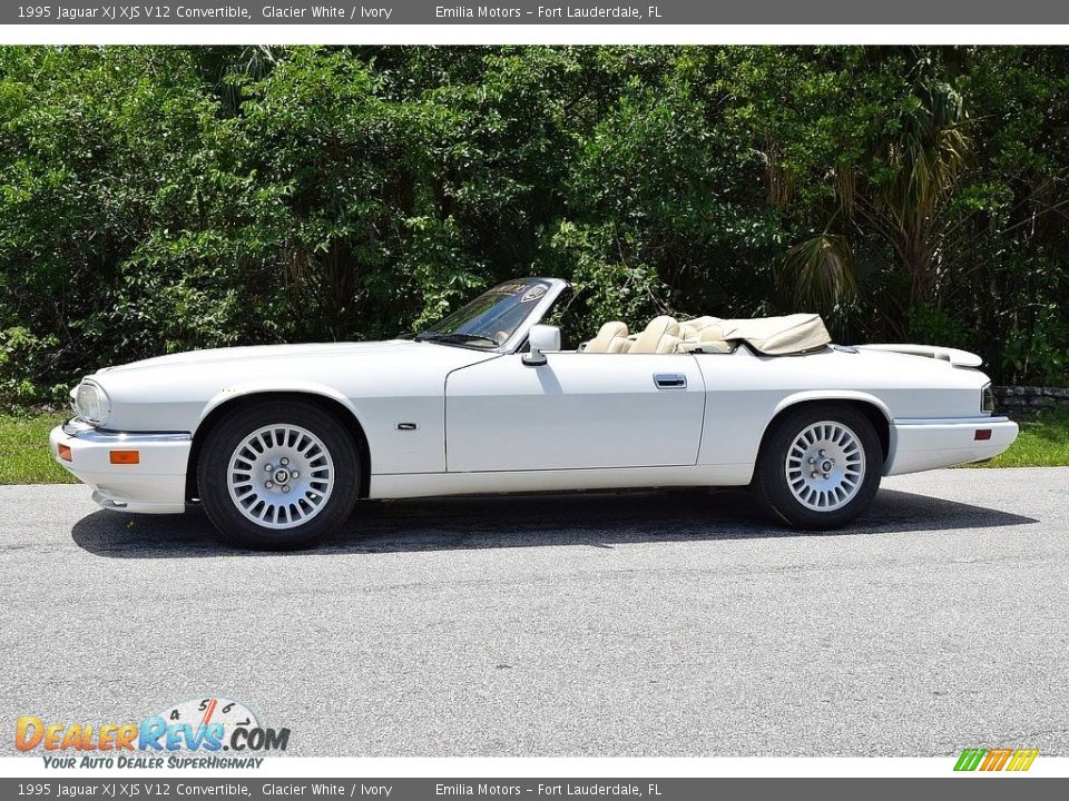 Glacier White 1995 Jaguar XJ XJS V12 Convertible Photo #53