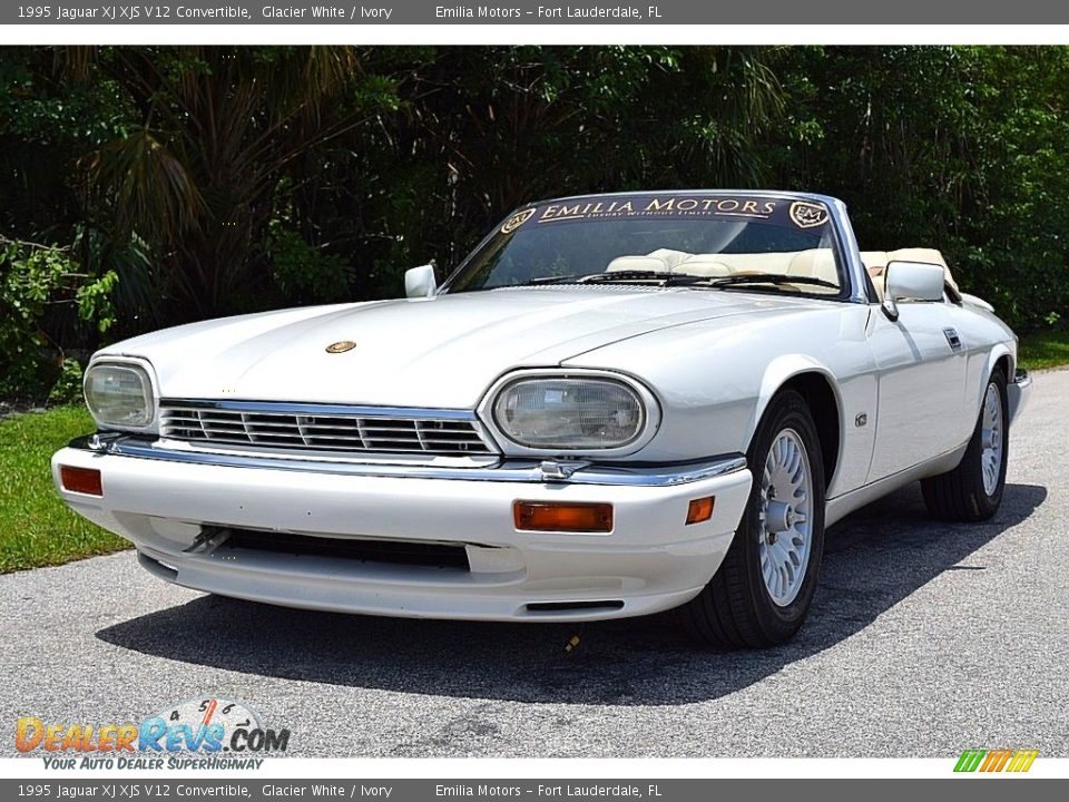 Glacier White 1995 Jaguar XJ XJS V12 Convertible Photo #54