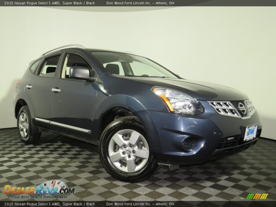 2015 Nissan Rogue Select S AWD Super Black / Black Photo #1