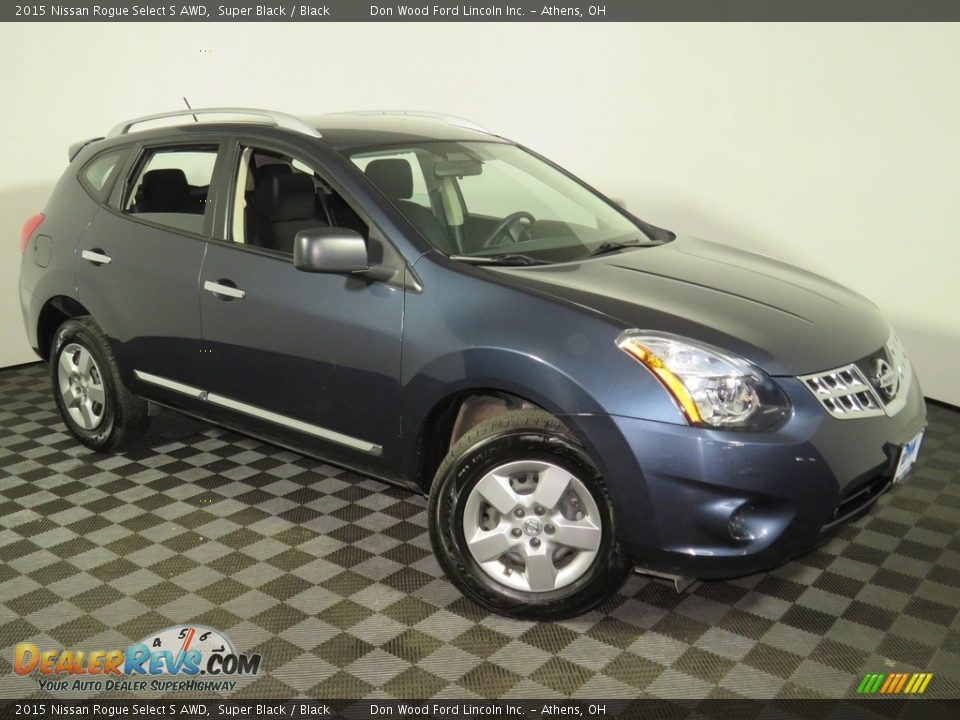 2015 Nissan Rogue Select S AWD Super Black / Black Photo #2