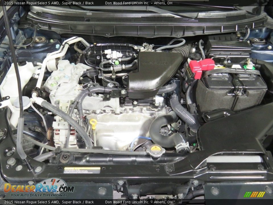 2015 Nissan Rogue Select S AWD Super Black / Black Photo #6