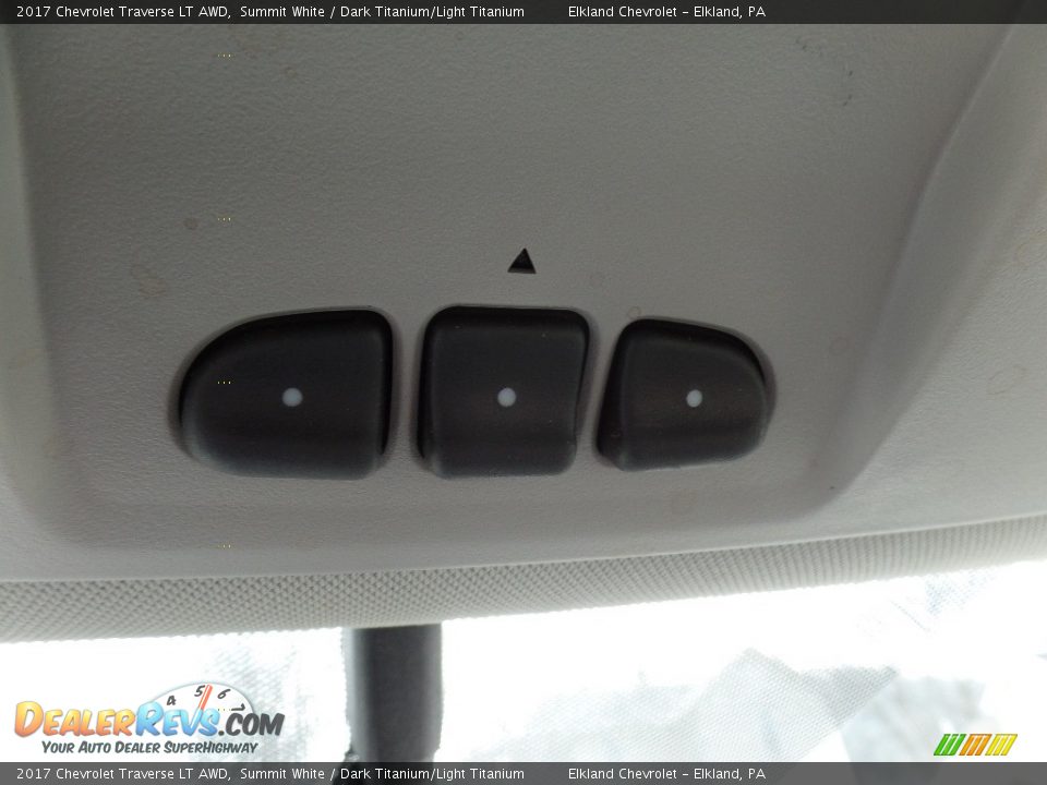 2017 Chevrolet Traverse LT AWD Summit White / Dark Titanium/Light Titanium Photo #33