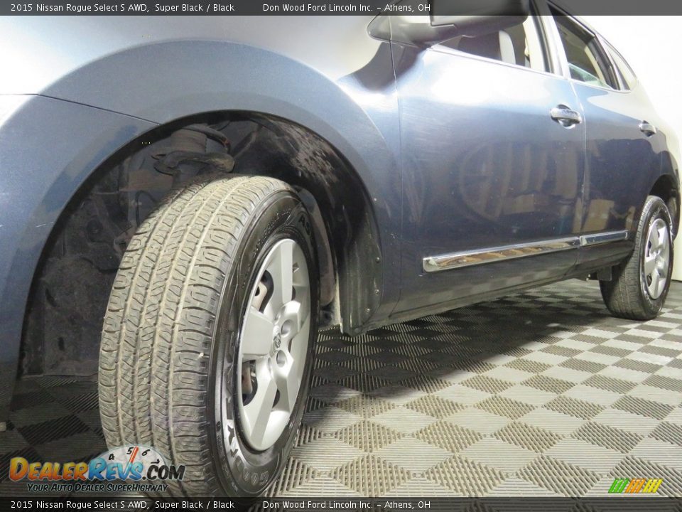 2015 Nissan Rogue Select S AWD Super Black / Black Photo #8