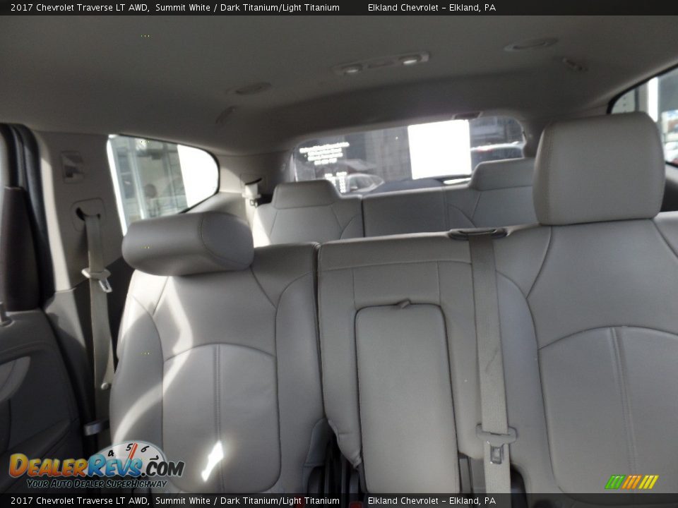 2017 Chevrolet Traverse LT AWD Summit White / Dark Titanium/Light Titanium Photo #35