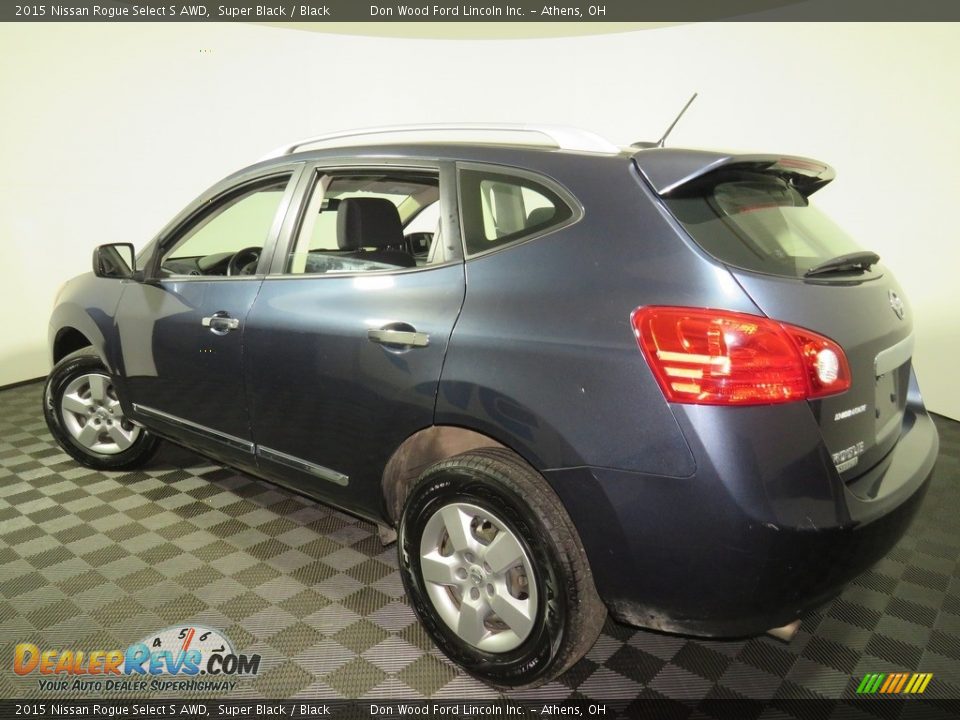 2015 Nissan Rogue Select S AWD Super Black / Black Photo #9