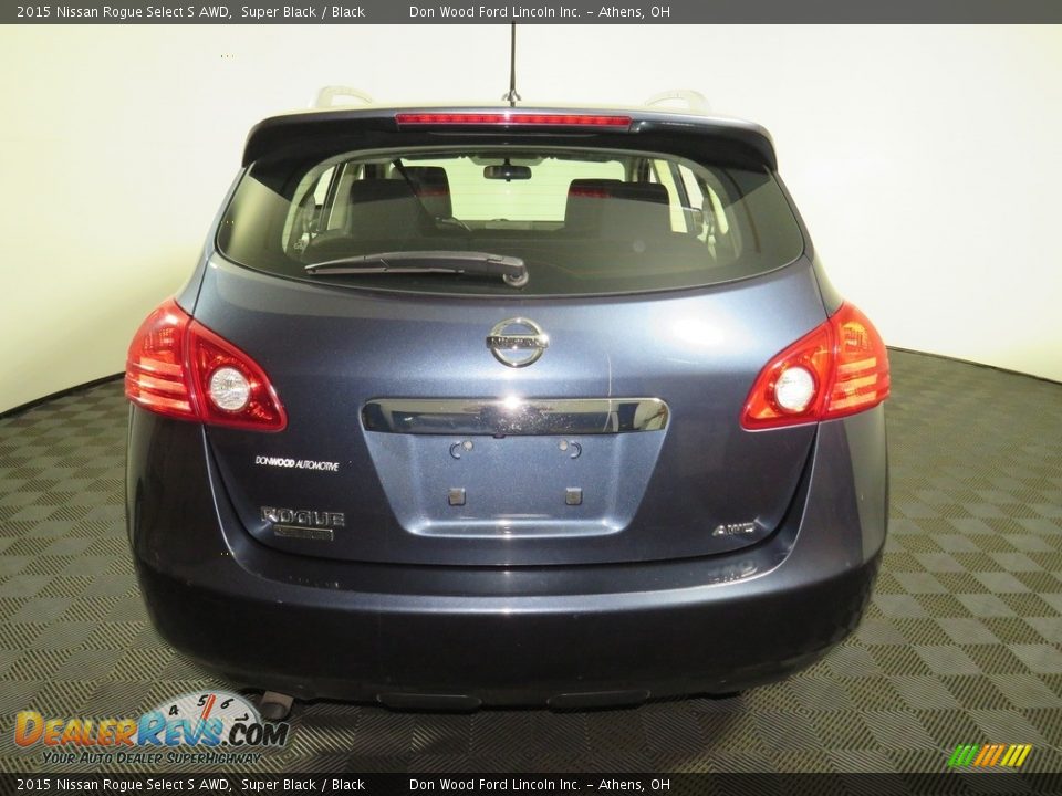 2015 Nissan Rogue Select S AWD Super Black / Black Photo #11