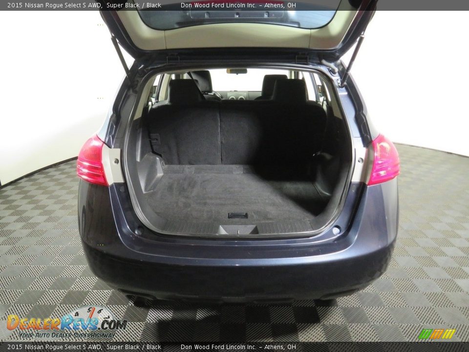 2015 Nissan Rogue Select S AWD Super Black / Black Photo #12