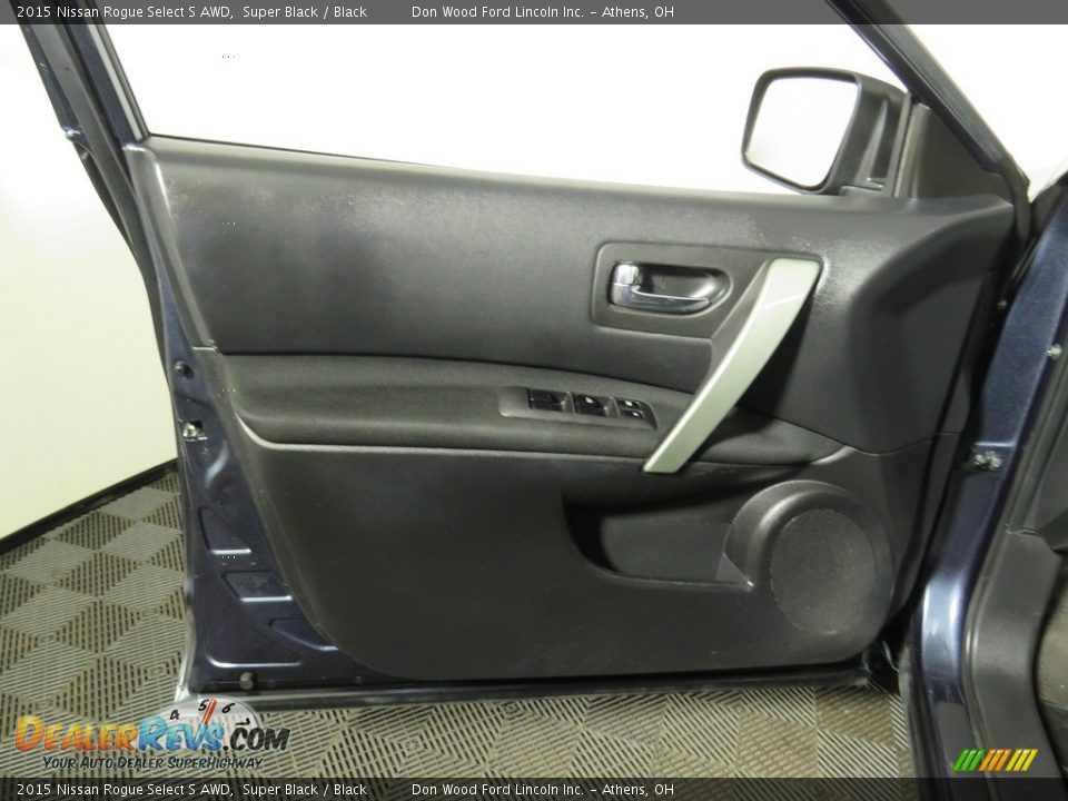 2015 Nissan Rogue Select S AWD Super Black / Black Photo #17