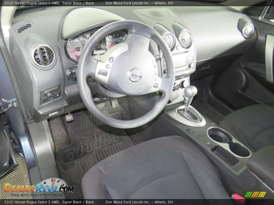 2015 Nissan Rogue Select S AWD Super Black / Black Photo #20