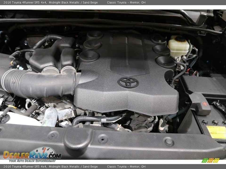 2016 Toyota 4Runner SR5 4x4 Midnight Black Metallic / Sand Beige Photo #21