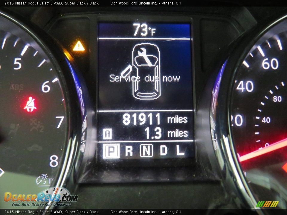 2015 Nissan Rogue Select S AWD Super Black / Black Photo #30