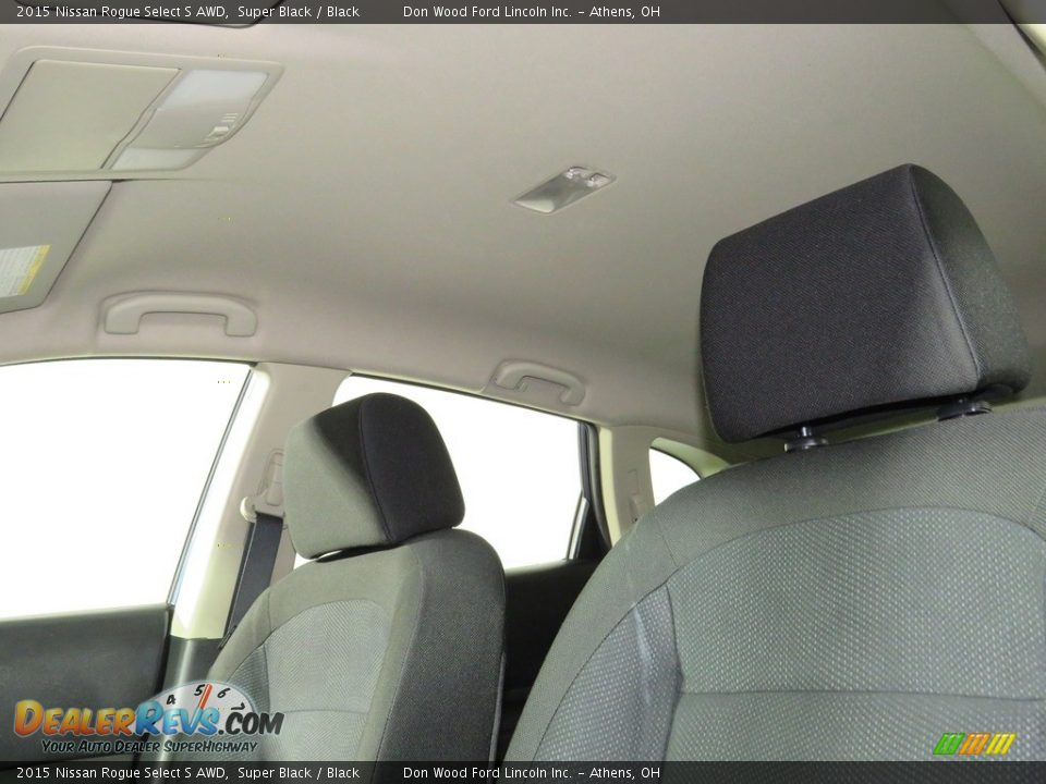 2015 Nissan Rogue Select S AWD Super Black / Black Photo #33