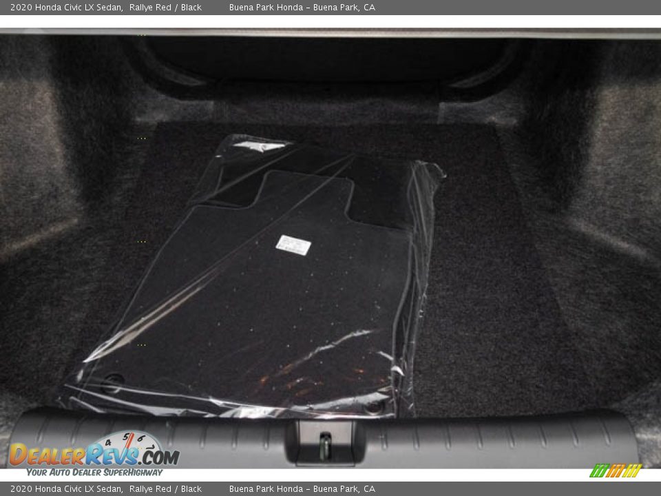 2020 Honda Civic LX Sedan Rallye Red / Black Photo #26