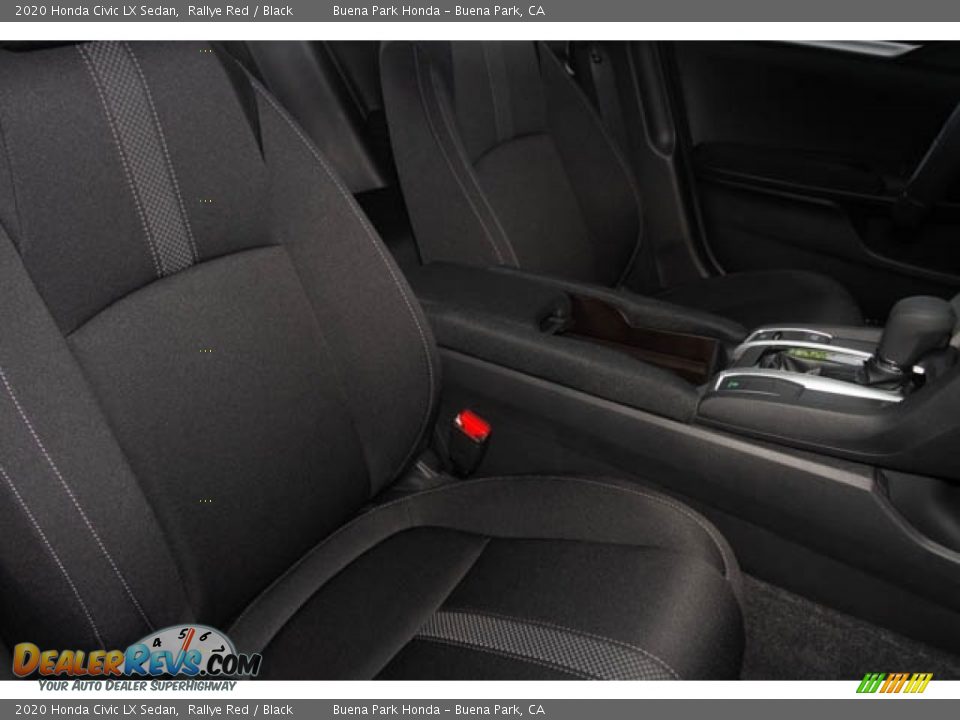 2020 Honda Civic LX Sedan Rallye Red / Black Photo #30