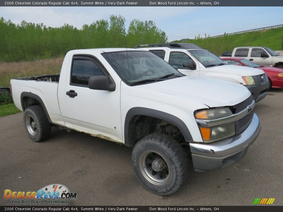 Front 3/4 View of 2006 Chevrolet Colorado Regular Cab 4x4 Photo #2