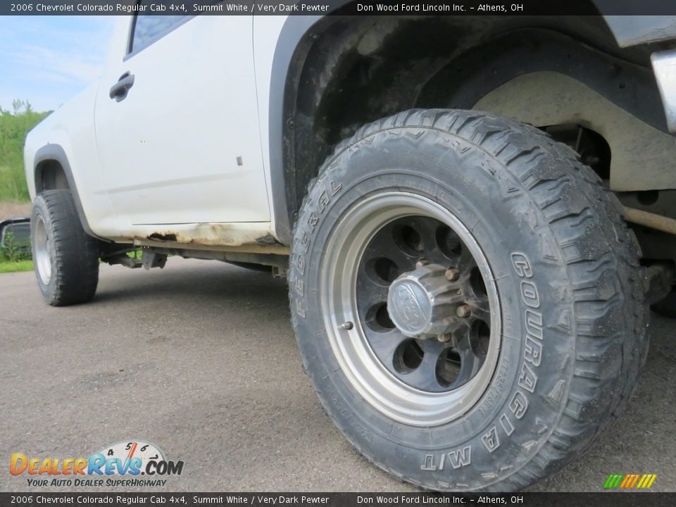 2006 Chevrolet Colorado Regular Cab 4x4 Summit White / Very Dark Pewter Photo #3