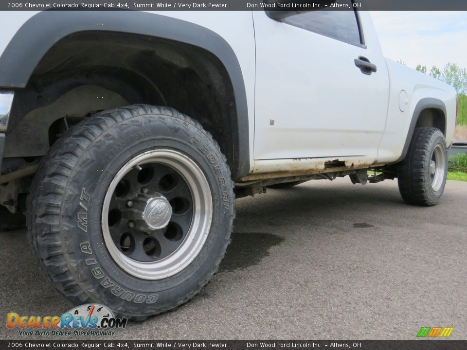 2006 Chevrolet Colorado Regular Cab 4x4 Summit White / Very Dark Pewter Photo #6