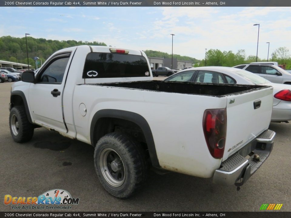 2006 Chevrolet Colorado Regular Cab 4x4 Summit White / Very Dark Pewter Photo #7