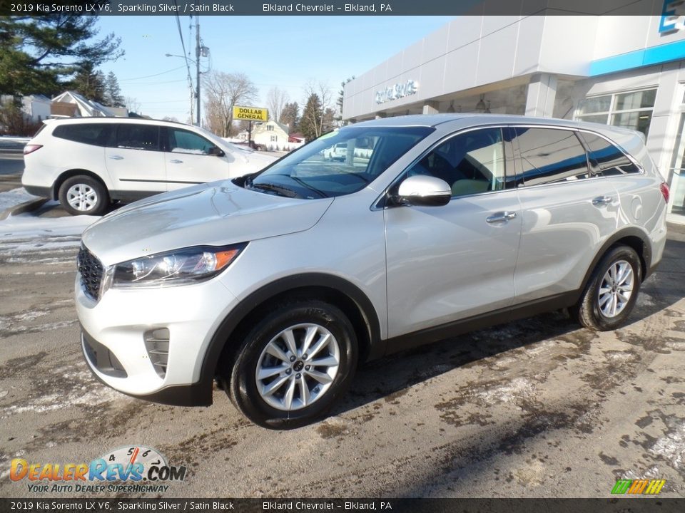 2019 Kia Sorento LX V6 Sparkling Silver / Satin Black Photo #1