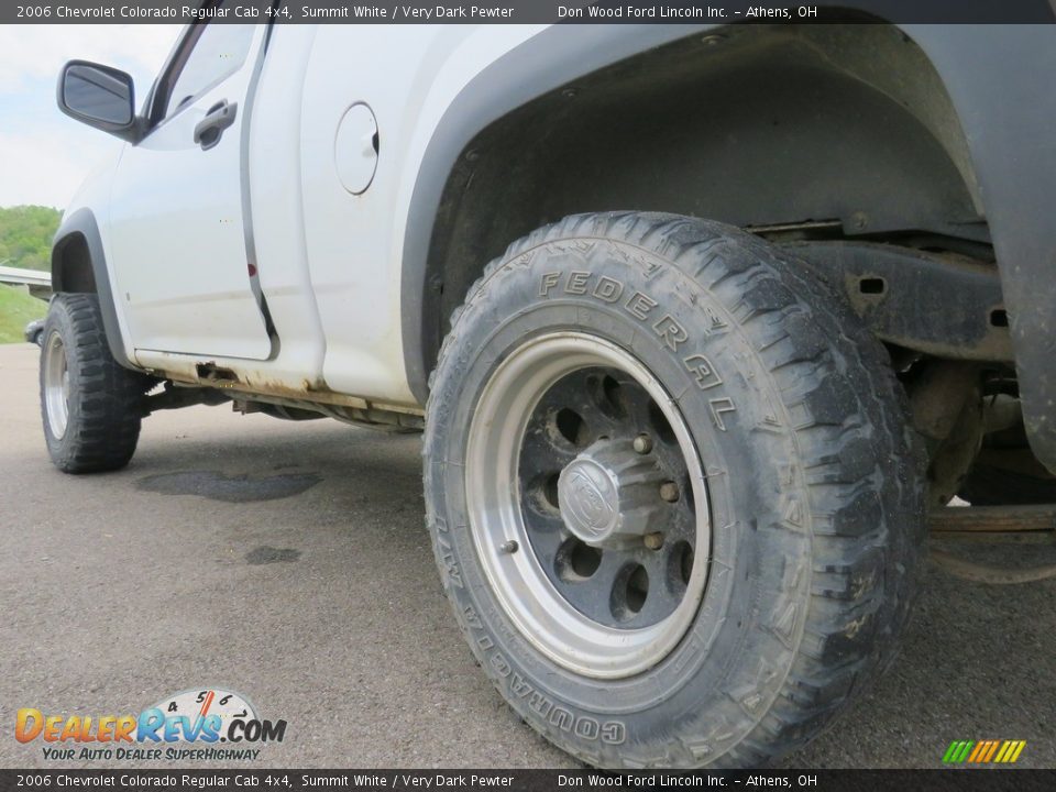 2006 Chevrolet Colorado Regular Cab 4x4 Summit White / Very Dark Pewter Photo #8