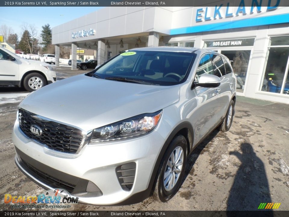 2019 Kia Sorento LX V6 Sparkling Silver / Satin Black Photo #2