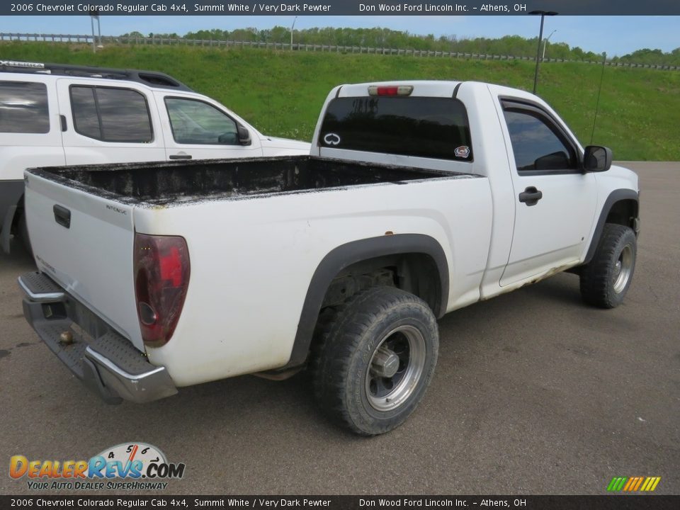 2006 Chevrolet Colorado Regular Cab 4x4 Summit White / Very Dark Pewter Photo #10