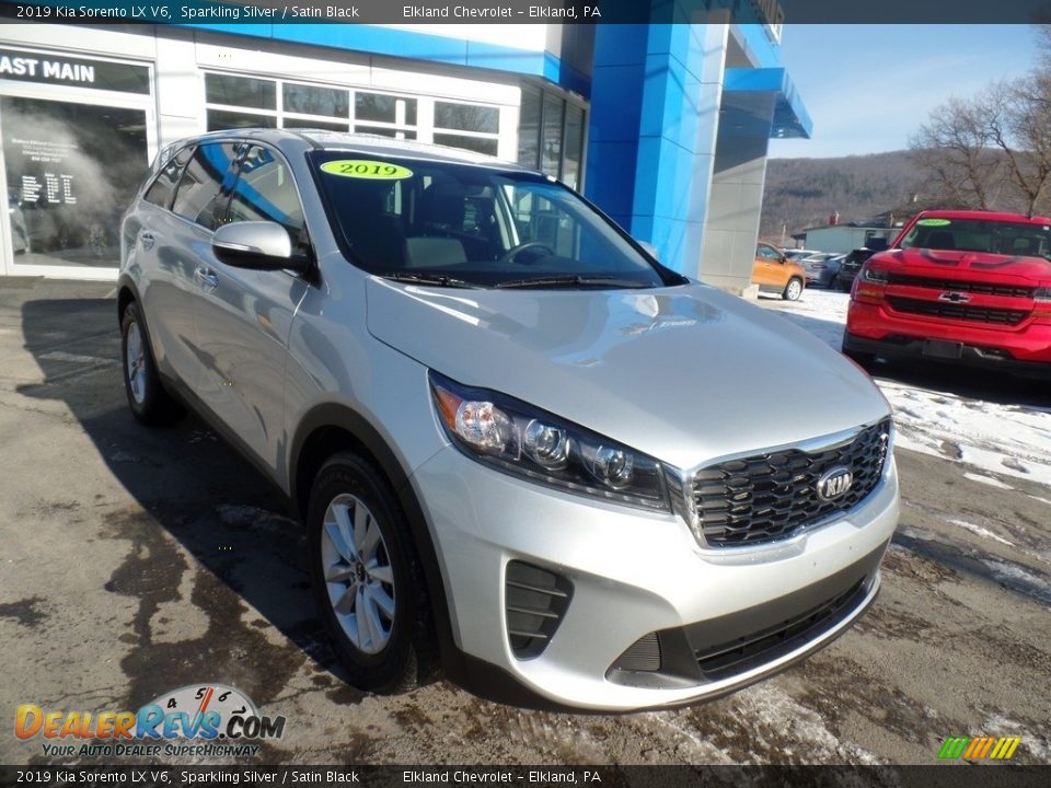 2019 Kia Sorento LX V6 Sparkling Silver / Satin Black Photo #4