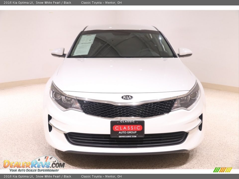 2016 Kia Optima LX Snow White Pearl / Black Photo #2