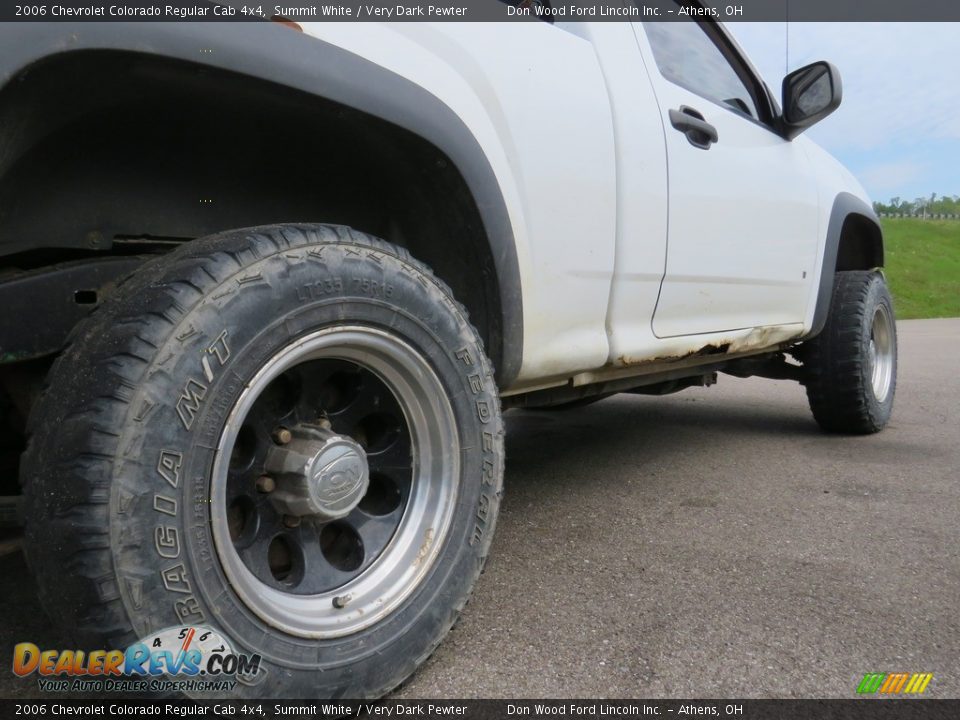 2006 Chevrolet Colorado Regular Cab 4x4 Summit White / Very Dark Pewter Photo #11