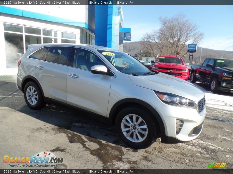 2019 Kia Sorento LX V6 Sparkling Silver / Satin Black Photo #5