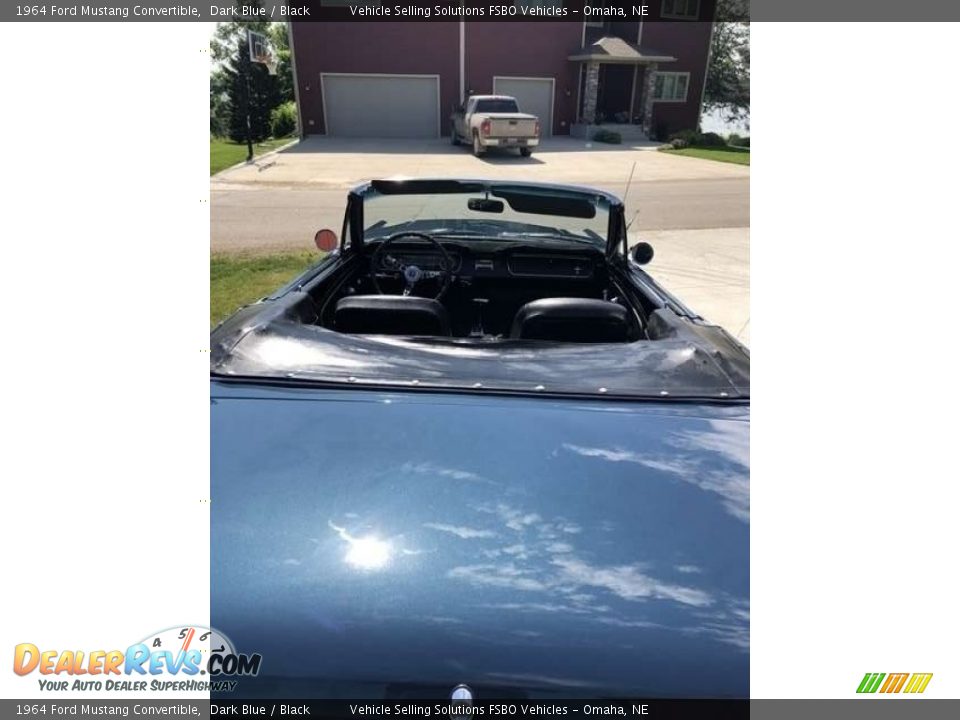 1964 Ford Mustang Convertible Dark Blue / Black Photo #9