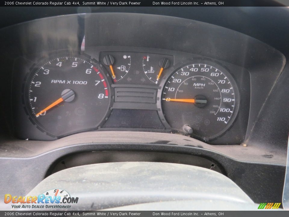 2006 Chevrolet Colorado Regular Cab 4x4 Summit White / Very Dark Pewter Photo #14