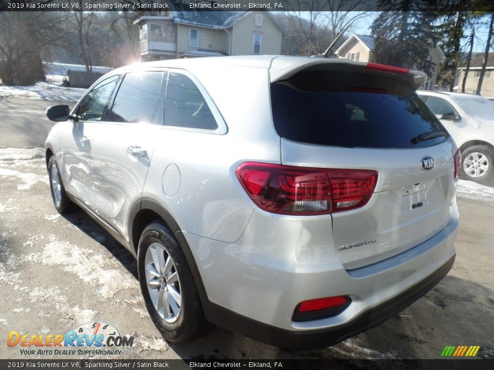 2019 Kia Sorento LX V6 Sparkling Silver / Satin Black Photo #9