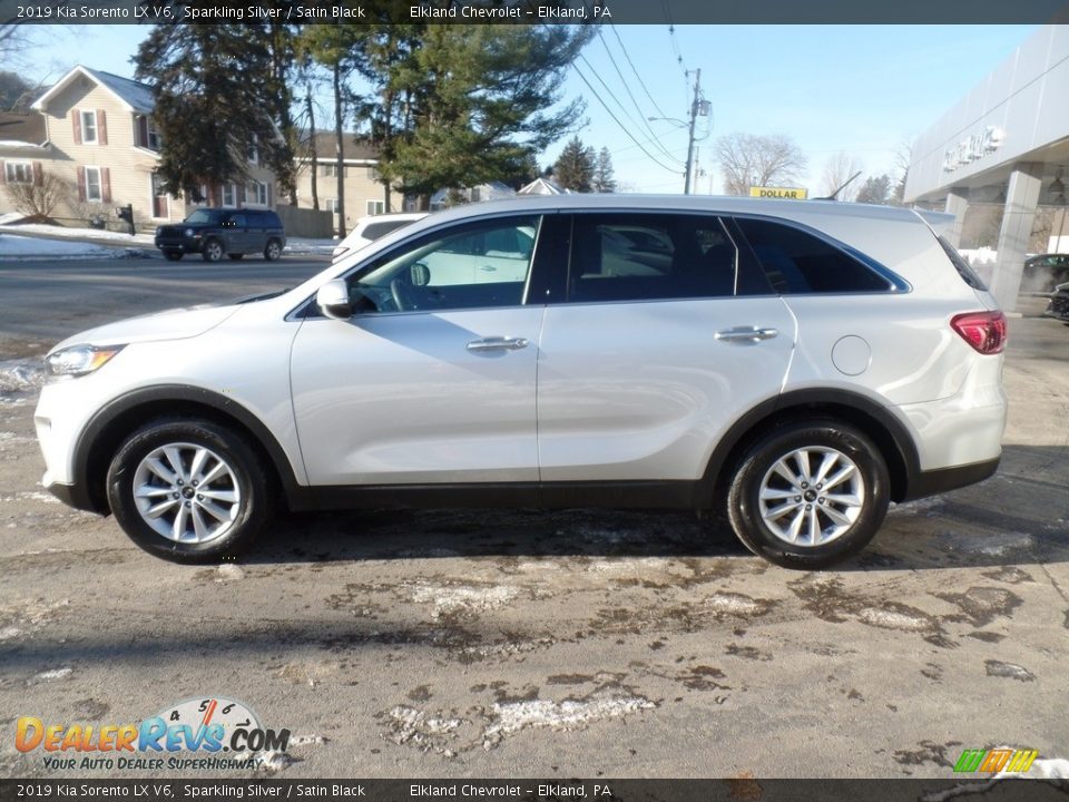 2019 Kia Sorento LX V6 Sparkling Silver / Satin Black Photo #10