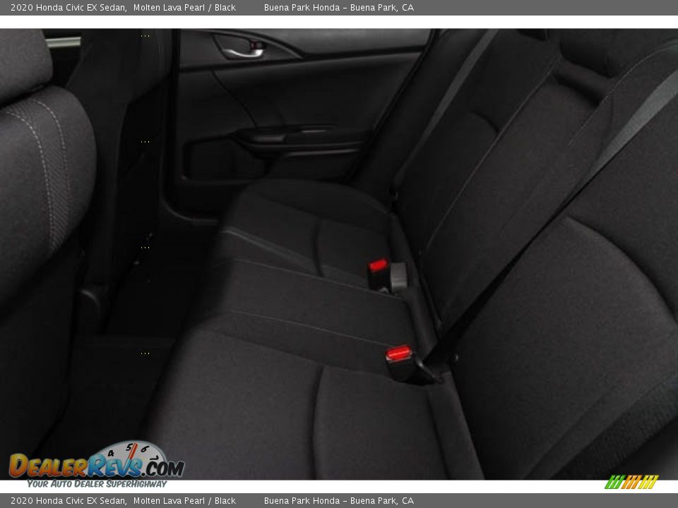 2020 Honda Civic EX Sedan Molten Lava Pearl / Black Photo #17