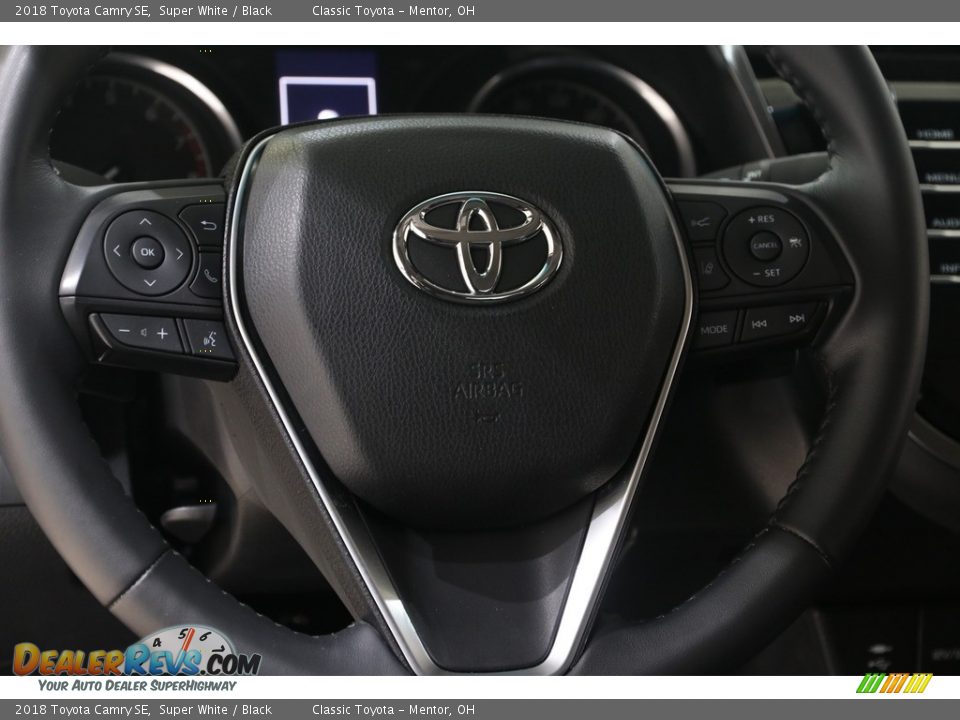 2018 Toyota Camry SE Super White / Black Photo #7