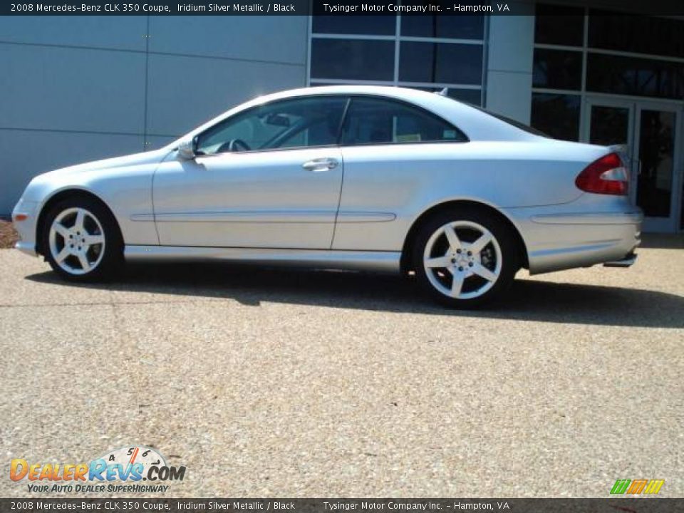 2008 Mercedes-Benz CLK 350 Coupe Iridium Silver Metallic / Black Photo #3