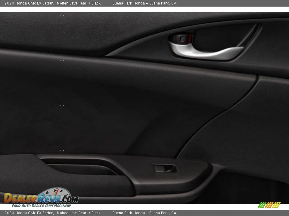 2020 Honda Civic EX Sedan Molten Lava Pearl / Black Photo #36