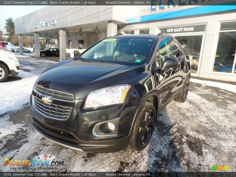 2016 Chevrolet Trax LTZ AWD Black Granite Metallic / Jet Black Photo #2