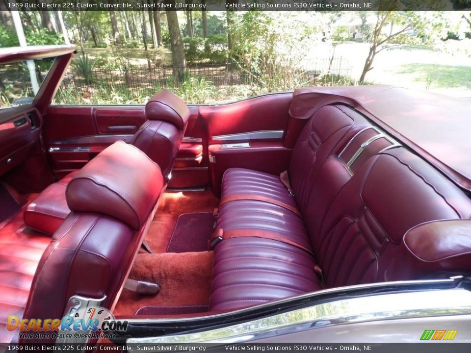 Rear Seat of 1969 Buick Electra 225 Custom Convertible Photo #5